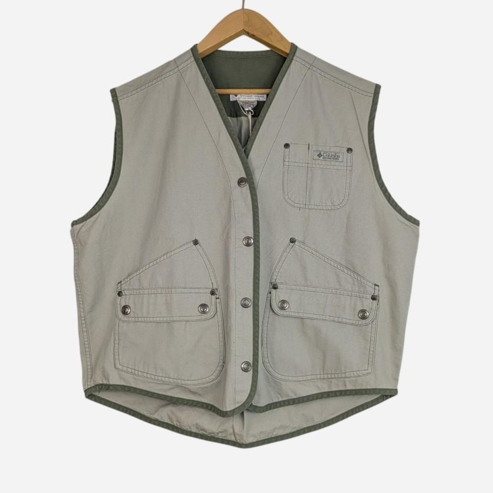 NWT Vintage Columbia Sportswear Oswego Vest Women's Large Fossil